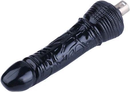 black dildo vibrator Noir Silicone Rotating & Thrusting Vibrating Dildo – Wild Flower main image 1