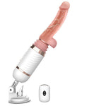 Heated Telescopic Dildo Vibrator Automatic Sex Machine Gun - Sex Machine & Sex Doll Adult Toys Online Store - Sexlovey