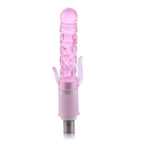 Jelly Anal Dildo with Clitoral Stimulator - Sex Machine & Sex Doll Adult Toys Online Store - Sexlovey