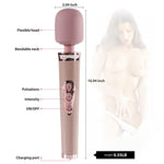 Cordless Wand Massager Vibrator-20 Vibration Patterns 10 Powerful Speeds - Sex Machine & Sex Doll Adult Toys Online Store - Sexlovey