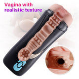 Shaking Masturbator Cup Realistic Textured Pocket Pussy - Sex Machine & Sex Doll Adult Toys Online Store - Sexlovey