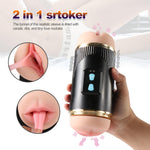 Vagina and Mouth Masturbator Double Sided Masturbation Stroker - Sex Machine & Sex Doll Adult Toys Online Store - Sexlovey