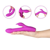 10 Powerful Vibration Modes Rabbit Vibrator USB Rechargeable Double Motor Vibe - Sex Machine & Sex Doll Adult Toys Online Store - Sexlovey