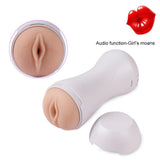 Vibration Male Masturbator Pocket Pussy Realistic 3D Textured Vagina Stroker - Sex Machine & Sex Doll Adult Toys Online Store - Sexlovey