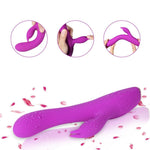 10 Powerful Vibration Modes Rabbit Vibrator - Sex Machine & Sex Doll Adult Toys Online Store - Sexlovey