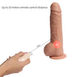 Silicone Rotating Dildo 10 Meters Remote Control Distance 20 Speeds Vibrating Dildo - Sex Machine & Sex Doll Adult Toys Online Store - Sexlovey