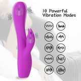 10 Powerful Vibration Modes Rabbit Vibrator - Sex Machine & Sex Doll Adult Toys Online Store - Sexlovey