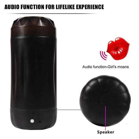 Vibrating Male Masturbator Cup Audio Function-Girl's Moans Detachable Sex Machine & Sex Doll Adult Toys Online Store - Sexlovey Vibrating Male Masturbator Cup Audio Function-Girl's Moans Detachable Sex Machine & Sex Doll Adult Toys Online Store - Sexlovey