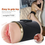 Vagina and Mouth Masturbator Double Sided Masturbation Stroker - Sex Machine & Sex Doll Adult Toys Online Store - Sexlovey