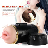 Vagina and Mouth Masturbator Double Sided Masturbation Stroker - Sex Machine & Sex Doll Adult Toys Online Store - Sexlovey