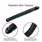 Double Side Dildo Realistic Silicone Dong Sex Toy for Women 18.1 inch - Sex Machine & Sex Doll Adult Toys Online Store - Sexlovey