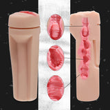 Hands-Free Vibrating Male Masturbator Cup - Sex Machine & Sex Doll Adult Toys Online Store - Sexlovey