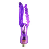 Double Head Dildo(Purple) Attachment Toys for Sex Machine - Sex Machine & Sex Doll Adult Toys Online Store - Sexlovey