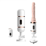 Heated Telescopic Dildo Vibrator Automatic Sex Machine Gun - Sex Machine & Sex Doll Adult Toys Online Store - Sexlovey