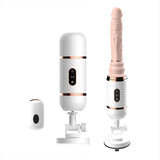 Heated Telescopic Dildo Vibrator Automatic Sex Machine Gun - Sex Machine & Sex Doll Adult Toys Online Store - Sexlovey