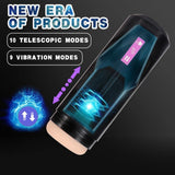 Male Masturbator Cup with 9 Vibration Modes Real Sexy Voice - Sex Machine & Sex Doll Adult Toys Online Store - Sexlovey