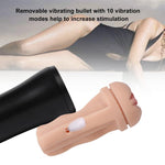 10 Vibration Modes Male Masturbators Cup Realistic Pocket Pussy - Sex Machine & Sex Doll Adult Toys Online Store - Sexlovey