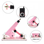 Pink Love Sex Machine Adjustable Speed Thrusting Dildo Female Masturbation - Sex Machine & Sex Doll Adult Toys Online Store - Sexlovey