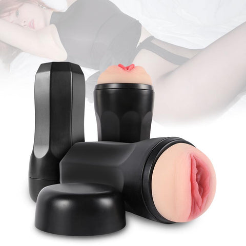 Realistic Textured Pocket Vagina Pussy Masturbators Cup - Sex Machine & Sex Doll Adult Toys Online Store - Sexlovey
