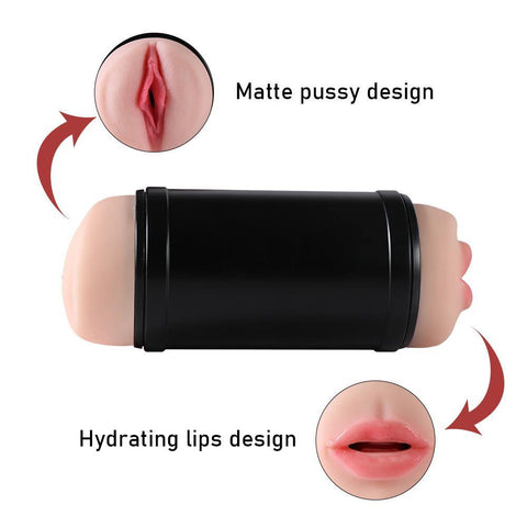 Double Sided Masturbator Pocket Pussy with Realistic Mouth Sex Machine & Sex Doll Adult Toys Online Store - Sexlovey Double Sided Masturbator Pocket Pussy with Realistic Mouth Sex Machine & Sex Doll Adult Toys Online Store - Sexlovey