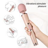 Magic Wand Electric Massager with 3 Speeds 4 Frequency Powerful Vibrator - Sex Machine & Sex Doll Adult Toys Online Store - Sexlovey