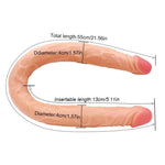 21.56 Inch Super Long Double Ended Dildo Vaginal Anal Play Double Head Dildo for Women Lesbian Couples - Sex Machine & Sex Doll Adult Toys Online Store - Sexlovey