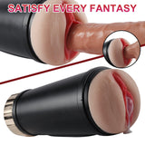 Vibrating Male Masturbator Cup 3D Realistic Textured Vagina Masturbation Vagina Cup - Sex Machine & Sex Doll Adult Toys Online Store - Sexlovey