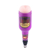 Realistic Anal Male Masturbator Purple Beer Mug Sex Cup For 3XLR Sex Machine - Sex Machine & Sex Doll Adult Toys Online Store - Sexlovey