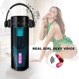 Male Masturbator Cup with 9 Vibration Modes Real Sexy Voice - Sex Machine & Sex Doll Adult Toys Online Store - Sexlovey