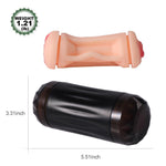 Dual-Head Pocket Pussy Male Masturbator Cup - Sex Machine & Sex Doll Adult Toys Online Store - Sexlovey