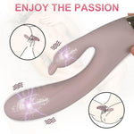 10 Speeds Silicone Rabbit Vibrator for Vagina Stimulation - Sex Machine & Sex Doll Adult Toys Online Store - Sexlovey