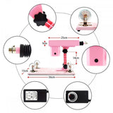 Adjustable Speed Automatic Pink Sex Love Machine - Sex Machine & Sex Doll Adult Toys Online Store - Sexlovey