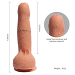 7.09 inch Foreski Silicone Dildo 5.12 inch Insertable Length - Sex Machine & Sex Doll Adult Toys Online Store - Sexlovey