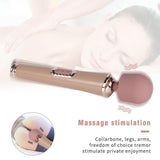 Magic Wand Electric Massager with 3 Speeds 4 Frequency Powerful Vibrator - Sex Machine & Sex Doll Adult Toys Online Store - Sexlovey
