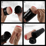 Hands-Free Vibrating Male Masturbator Cup - Sex Machine & Sex Doll Adult Toys Online Store - Sexlovey