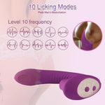 Clitoral Sucking Licking Vibrator G Spot Flapping Vibrating Dildo Vibrators - Sex Machine & Sex Doll Adult Toys Online Store - Sexlovey