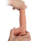 7.09 inch Foreski Silicone Dildo 5.12 inch Insertable Length - Sex Machine & Sex Doll Adult Toys Online Store - Sexlovey