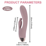 10 Speeds Silicone Rabbit Vibrator for Vagina Stimulation - Sex Machine & Sex Doll Adult Toys Online Store - Sexlovey