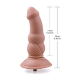 6.3" Silicone Anal Plug for Premium Sex Machine - Sex Machine & Sex Doll Adult Toys Online Store - Sexlovey