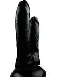 Double Dildo(Black) for Vagina and Anal - Sex Machine & Sex Doll Adult Toys Online Store - Sexlovey