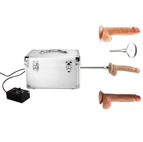 Private Sex Machine with 3pcs Huge Dick - Sex Machine & Sex Doll Adult Toys Online Store - Sexlovey
