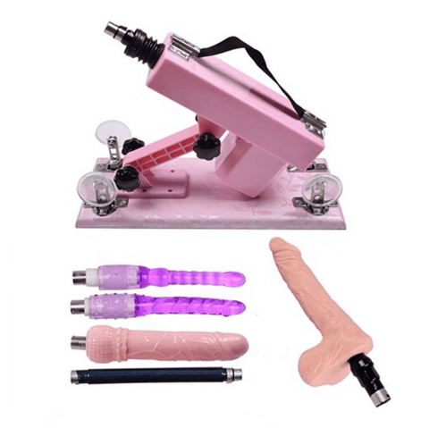 Pink Love Sex Machine Adjustable Speed Thrusting Dildo Female Masturbation - Sex Machine & Sex Doll Adult Toys Online Store - Sexlovey