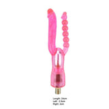 Double Head Dildo(Pink) Attachment Toys for Sex Machine - Sex Machine & Sex Doll Adult Toys Online Store - Sexlovey