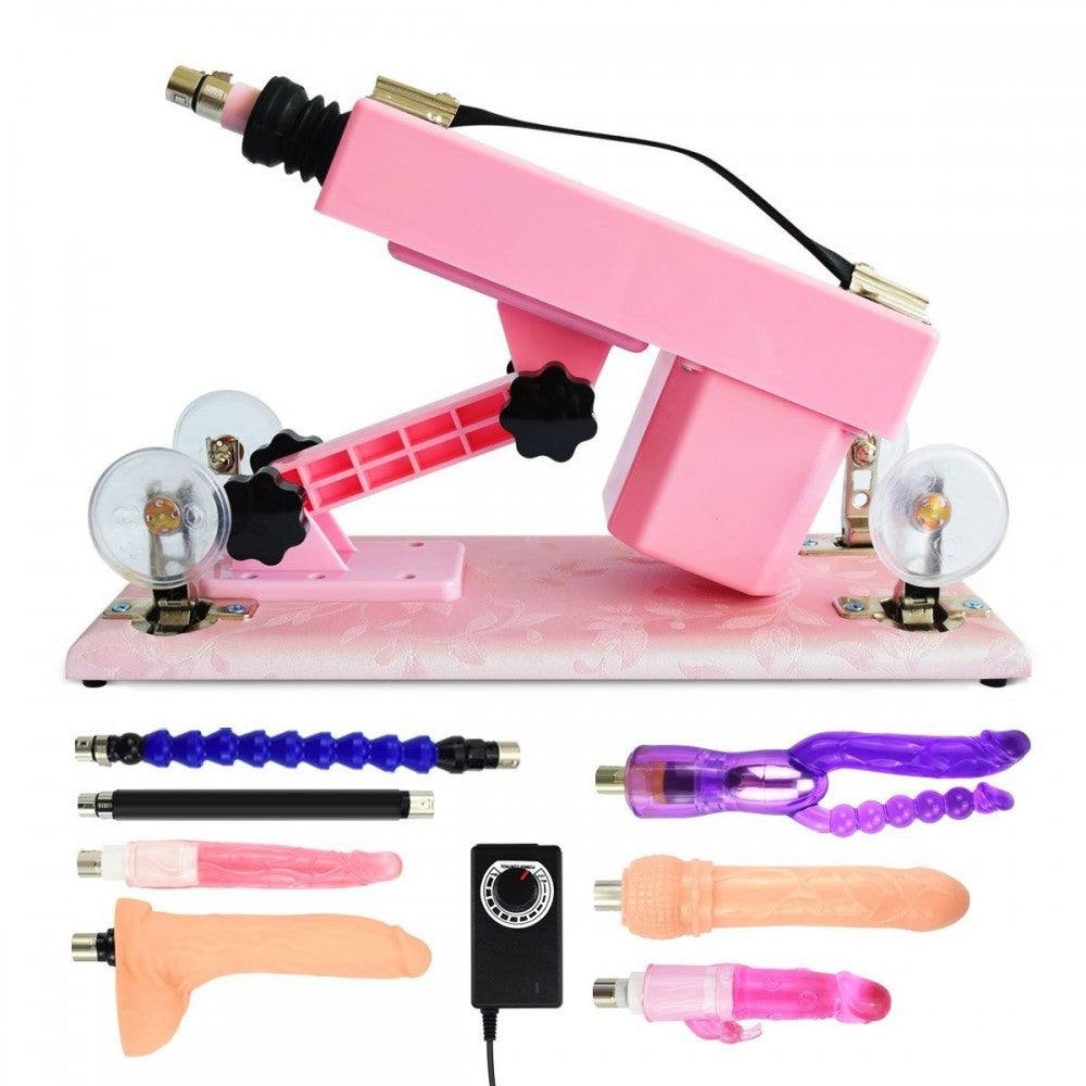 Adjustable Speed Automatic Pink Sex Love Machine