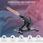 Sex Machine for Unisex Automatic Love Machine with 3XLR Connector with 8 Attahcments - Sex Machine & Sex Doll Adult Toys Online Store - Sexlovey