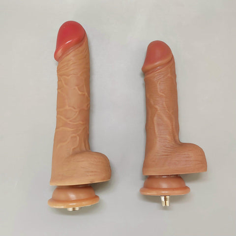 Silicone Dildo Sex Machine Attachment Sex Toys for Women - Sex Machine & Sex Doll Adult Toys Online Store - Sexlovey